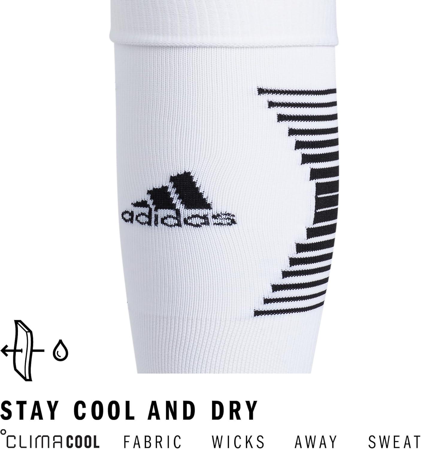 image:imageAdidas Unisex Team Speed Soccer Socks or Calf Sleeves 1 Pair OverTheCalf3WhiteBlack