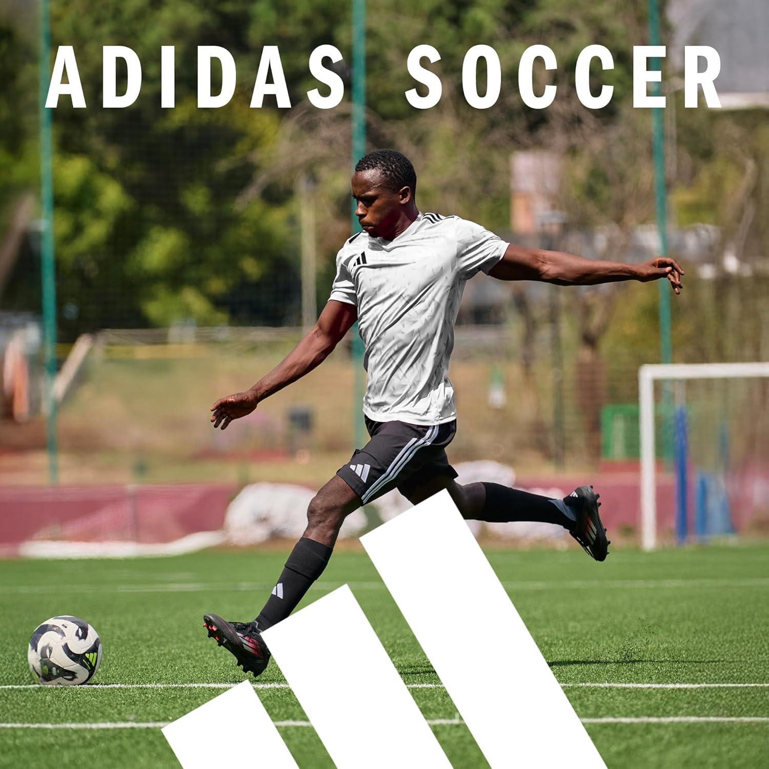 image:imageAdidas Unisex Team Speed Soccer Socks or Calf Sleeves 1 Pair OverTheCalf3WhiteBlack