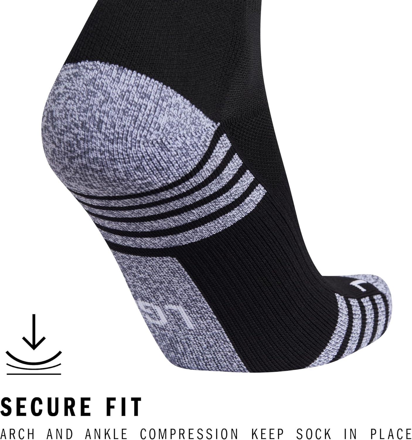 image:imageAdidas Unisex Team Speed Soccer Socks or Calf Sleeves 1 Pair OverTheCalf4BlackWhite