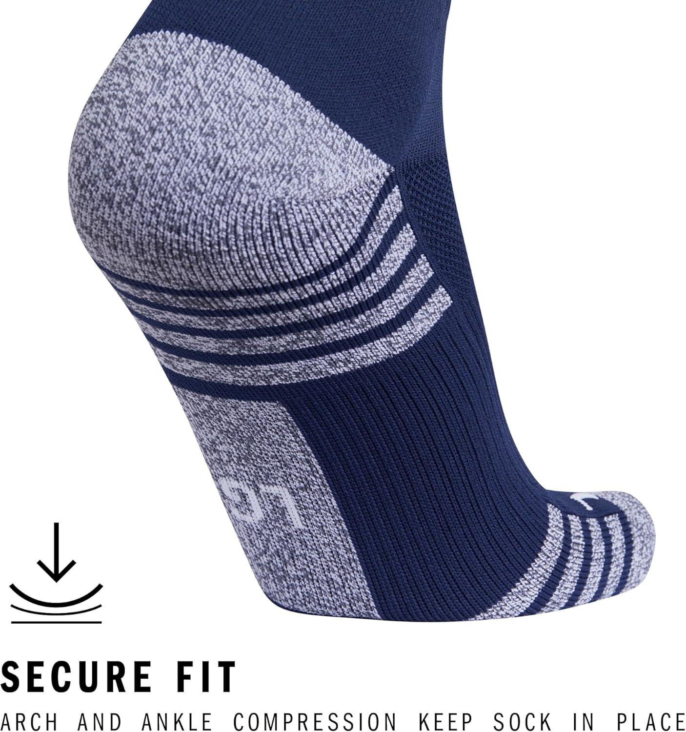 image:imageAdidas Unisex Team Speed Soccer Socks or Calf Sleeves 1 Pair OverTheCalf4Navy BlueWhite