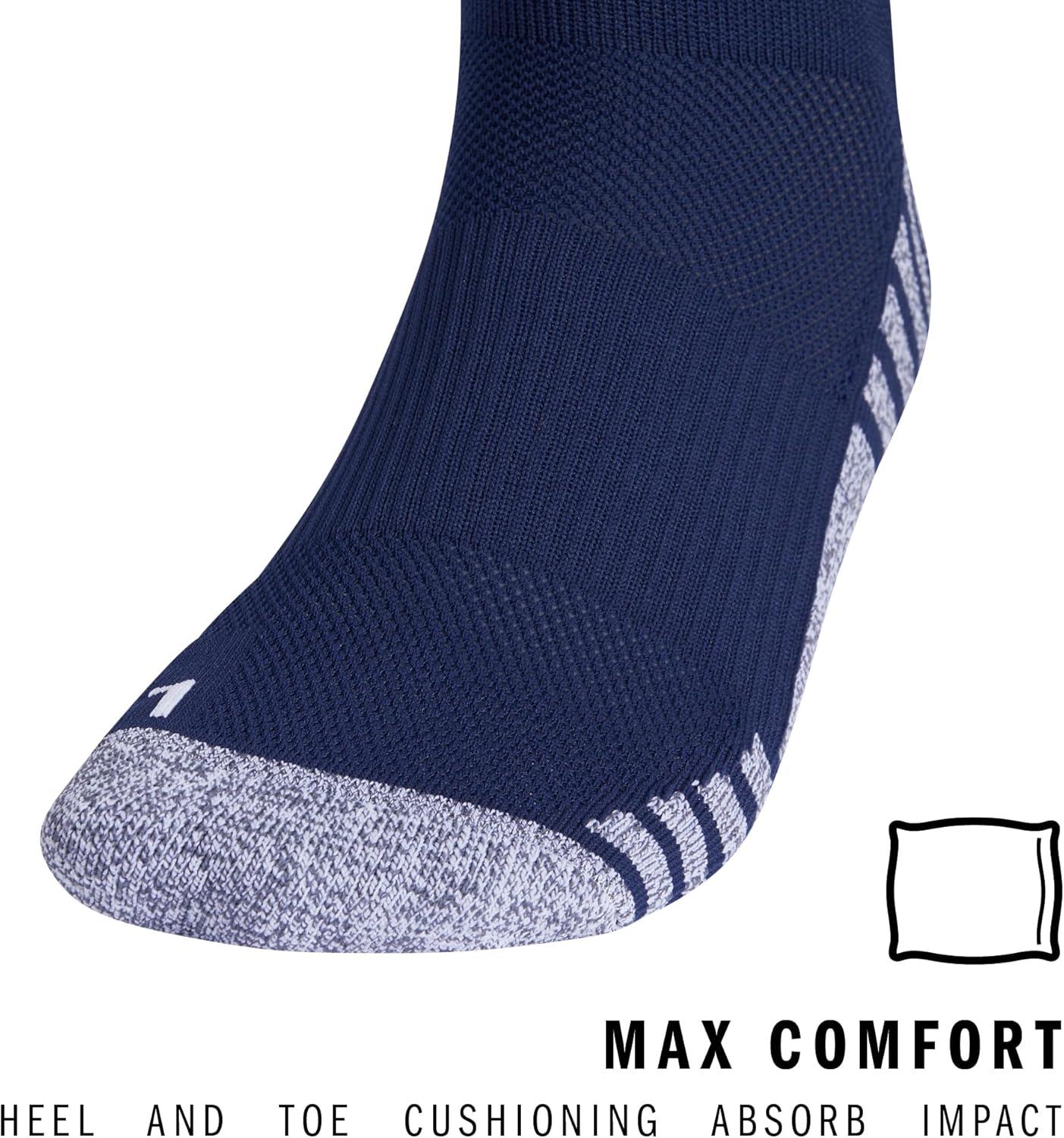 image:imageAdidas Unisex Team Speed Soccer Socks or Calf Sleeves 1 Pair OverTheCalf4Navy BlueWhite