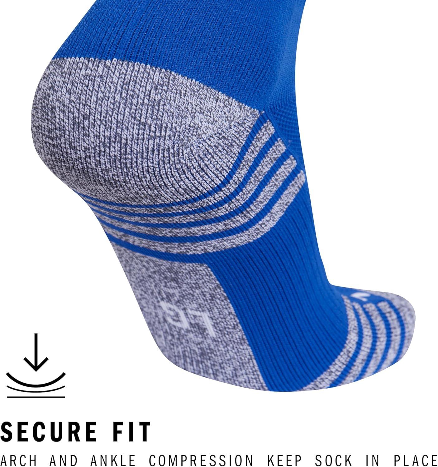 image:imageAdidas Unisex Team Speed Soccer Socks or Calf Sleeves 1 Pair OverTheCalf4Royal BlueWhite