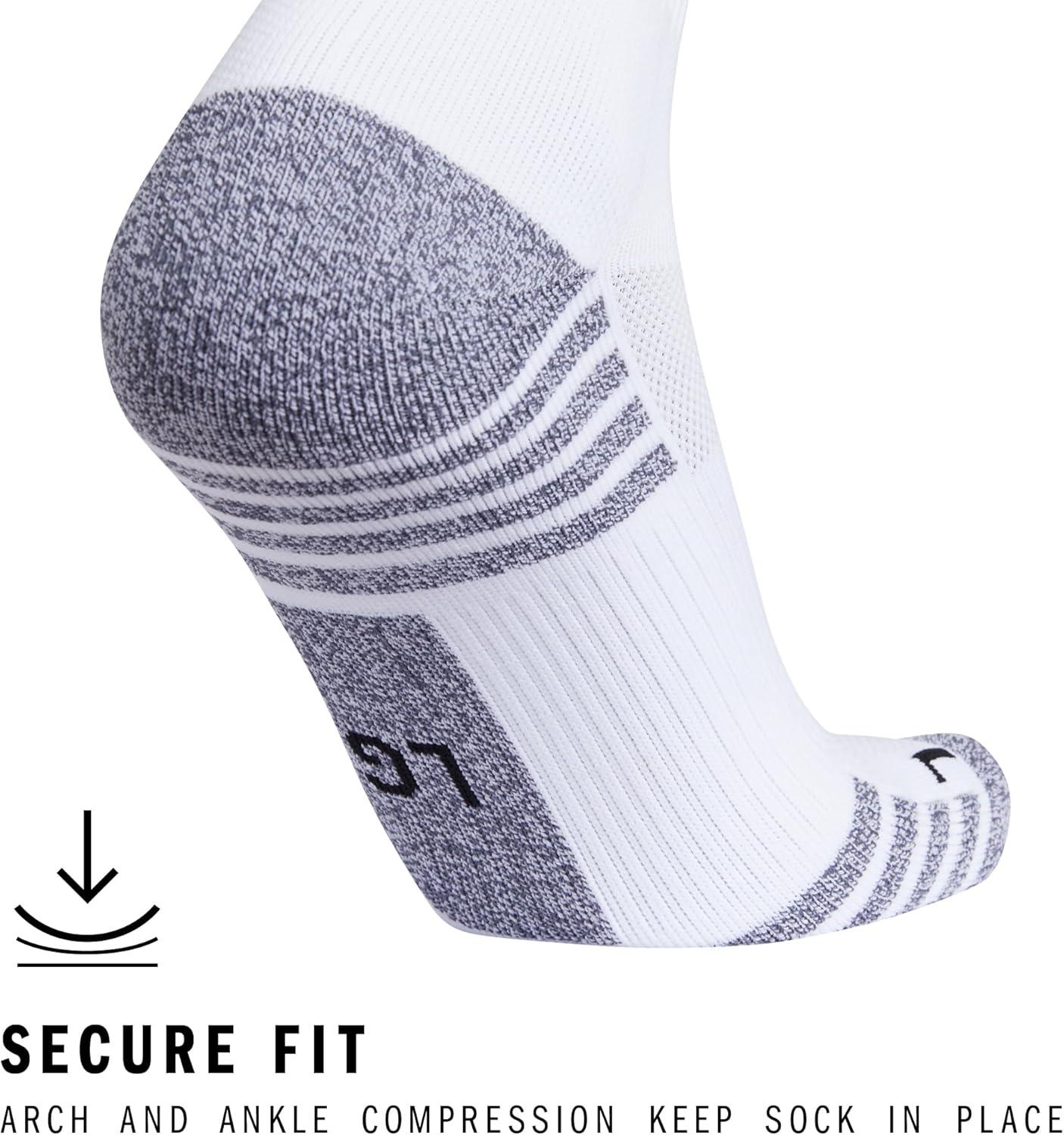 image:imageAdidas Unisex Team Speed Soccer Socks or Calf Sleeves 1 Pair OverTheCalf4WhiteBlack
