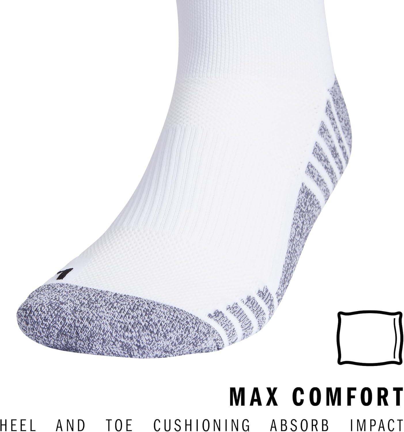 image:imageAdidas Unisex Team Speed Soccer Socks or Calf Sleeves 1 Pair OverTheCalf4WhiteBlack