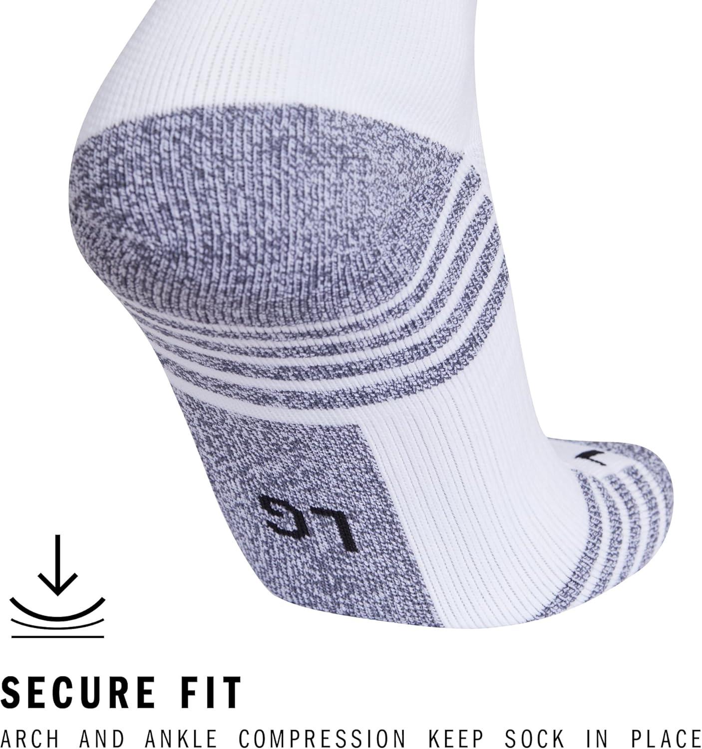 image:imageAdidas Unisex Team Speed Soccer Socks or Calf Sleeves 1 Pair OverTheCalf4WhiteNavy Blue