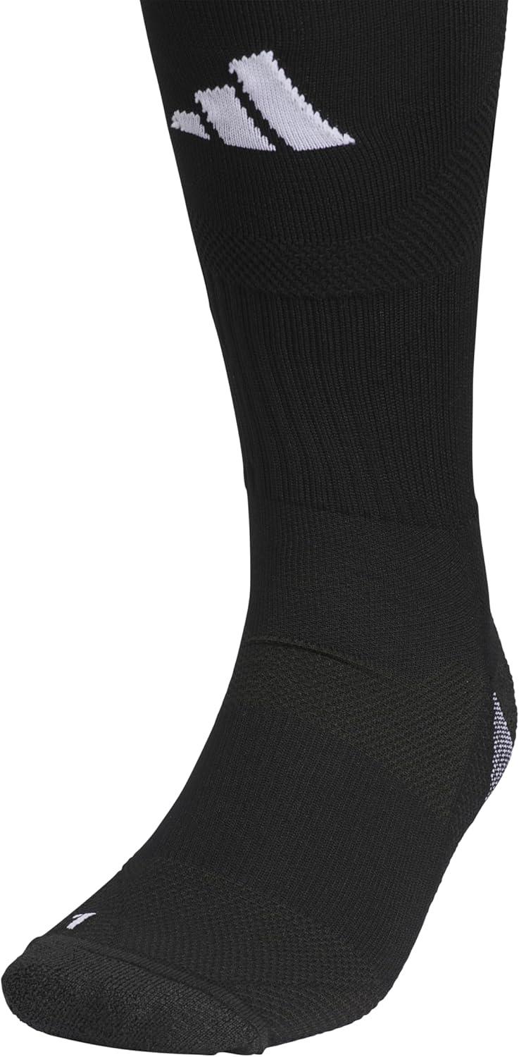 image:imageAdidas Unisex Team Speed Soccer Socks or Calf Sleeves 1 Pair OverTheCalf5BlackWhite