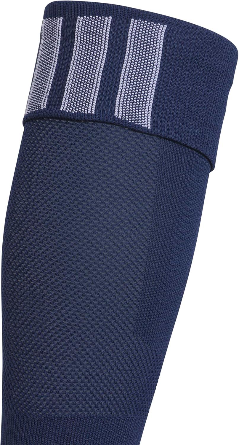 image:imageAdidas Unisex Team Speed Soccer Socks or Calf Sleeves 1 Pair OverTheCalf5Navy Blue 2White