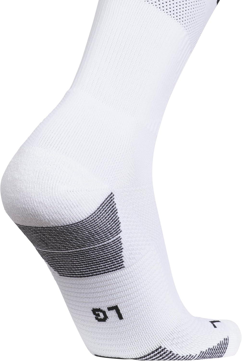 image:imageAdidas Unisex Team Speed Soccer Socks or Calf Sleeves 1 Pair OverTheCalf5WhiteBlack