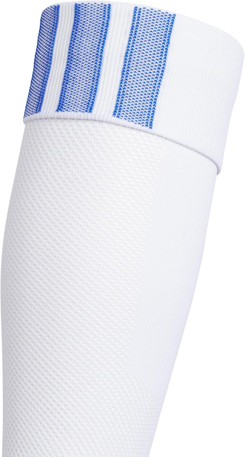 image:imageAdidas Unisex Team Speed Soccer Socks or Calf Sleeves 1 Pair OverTheCalf5WhiteRoyal Blue