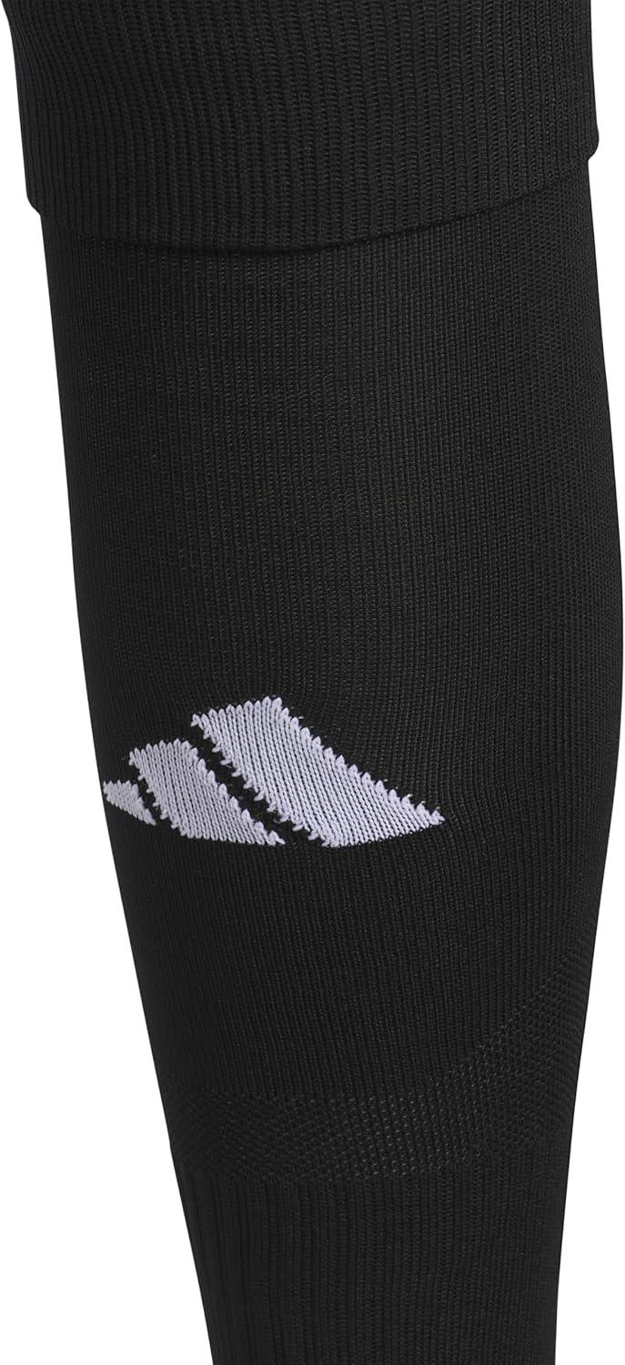 image:imageAdidas Unisex Team Speed Soccer Socks or Calf Sleeves 1 Pair OverTheCalfBlackWhite