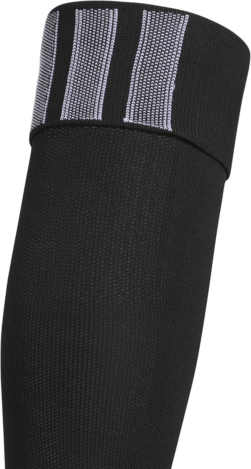 image:imageAdidas Unisex Team Speed Soccer Socks or Calf Sleeves 1 Pair OverTheCalfBlackWhite