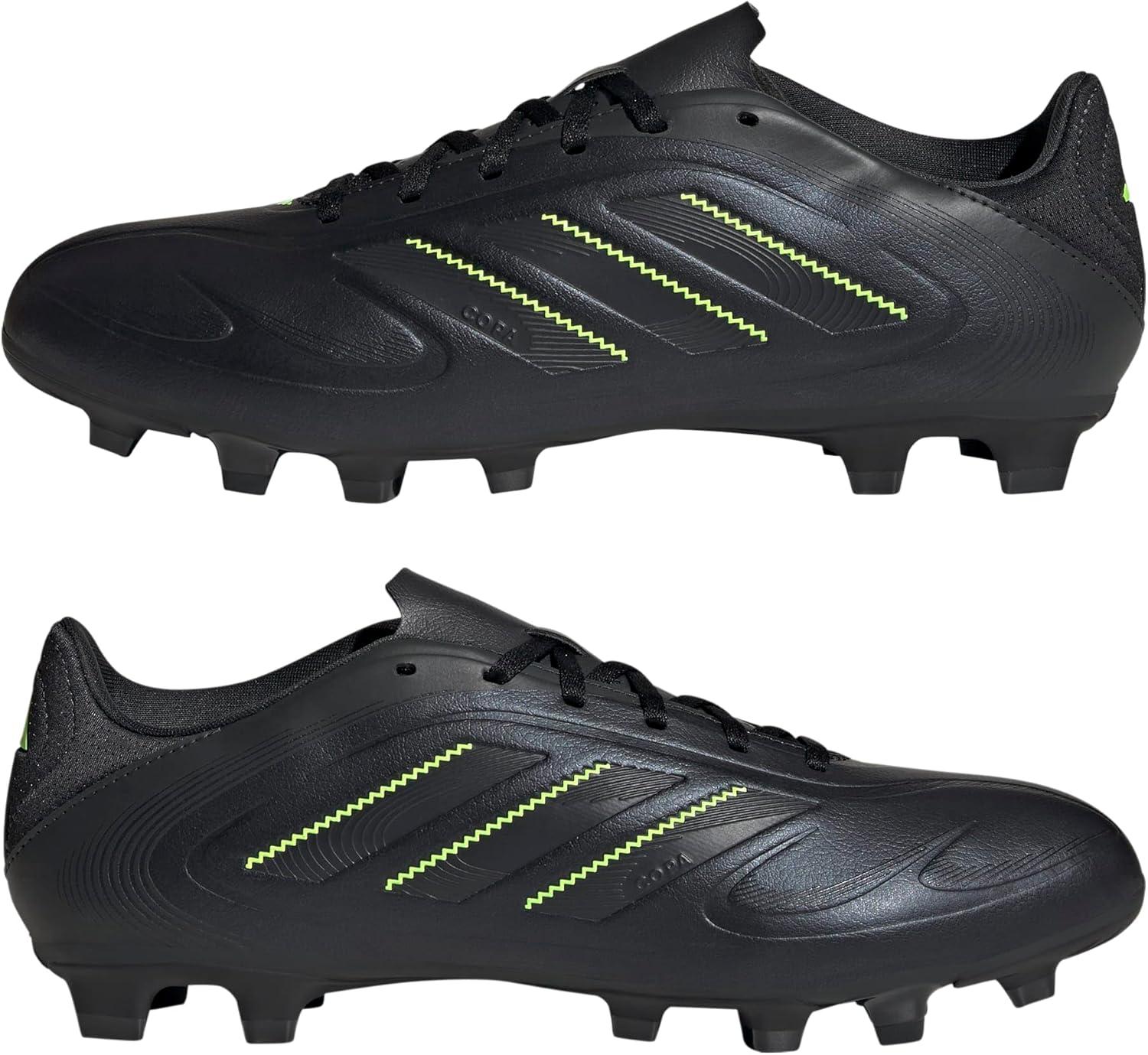 image:imageAdidas UnisexAdult Copa Pure 3 Club Firm GroundMulti GroundBlackSolid GreyLucid Lemon