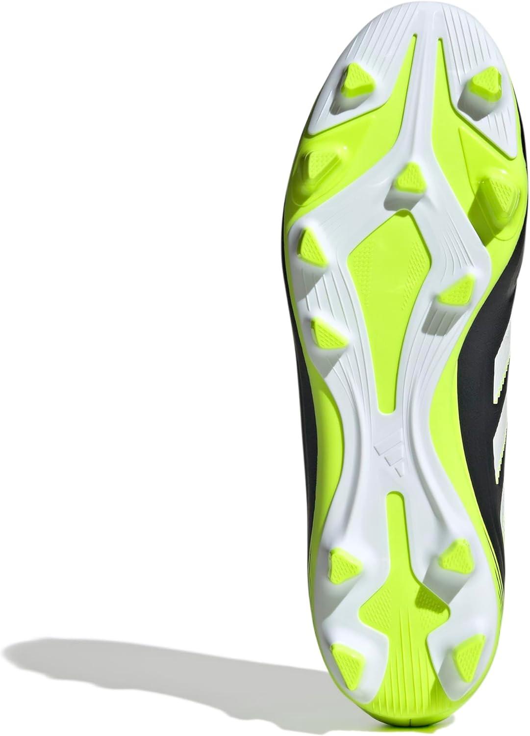 image:imageAdidas UnisexAdult Copa Pure 3 Club Firm GroundMulti GroundBlackWhiteLucid Lemon