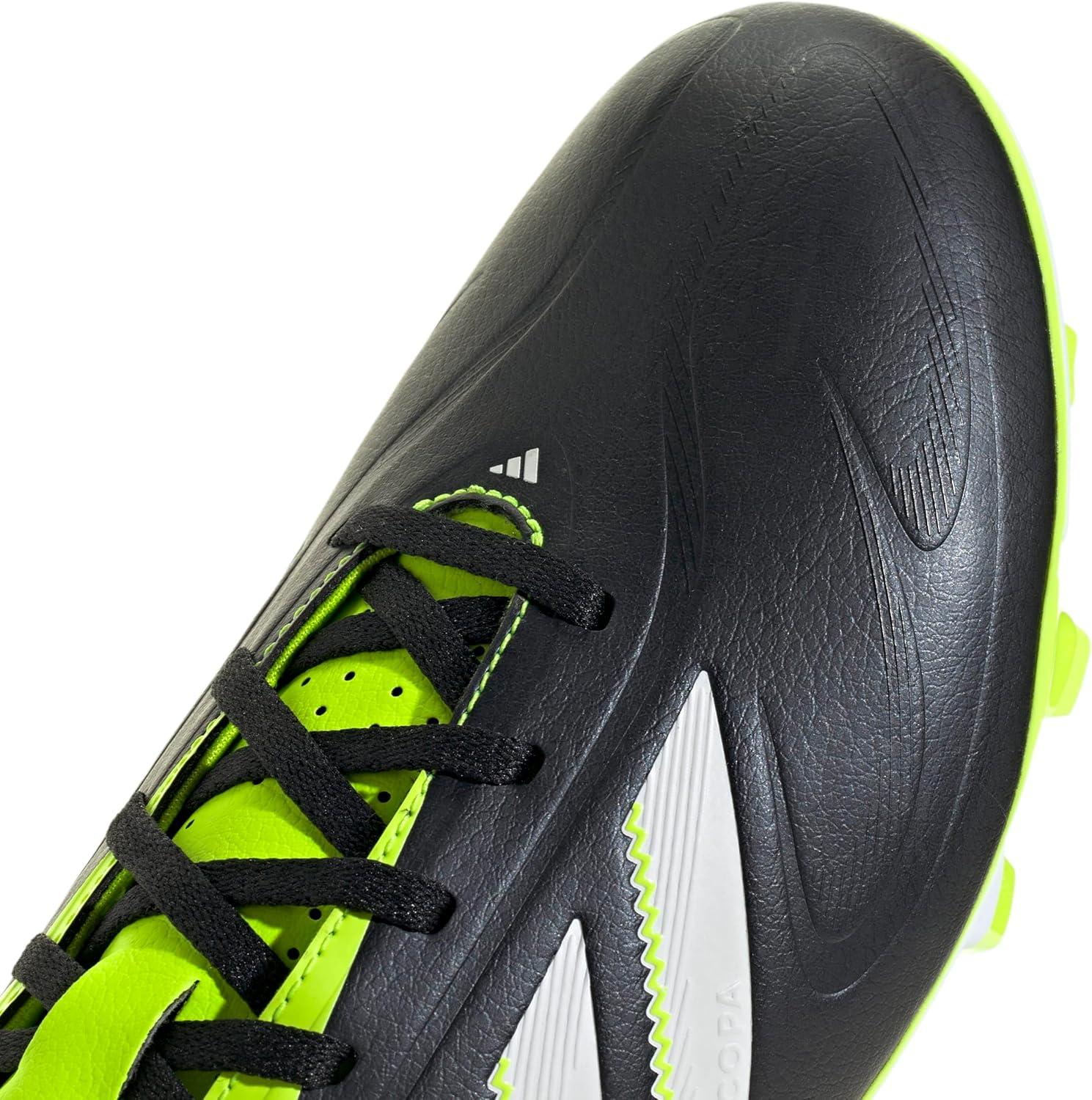 image:imageAdidas UnisexAdult Copa Pure 3 Club Firm GroundMulti GroundBlackWhiteLucid Lemon