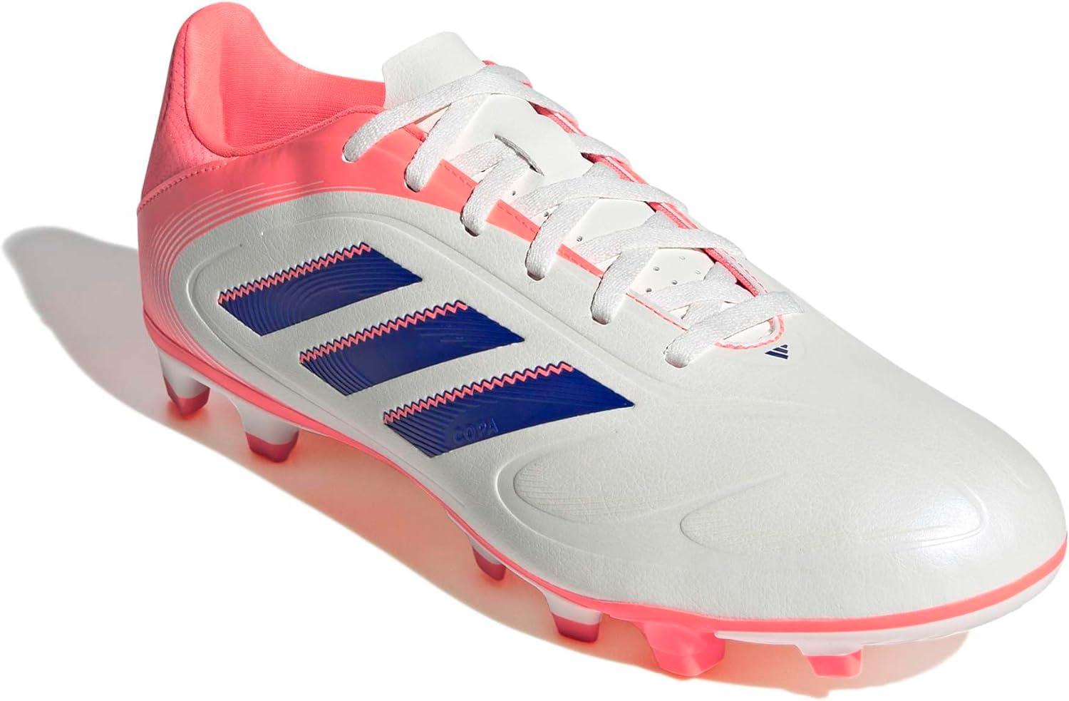 image:imageAdidas UnisexAdult Copa Pure 3 Club Firm GroundMulti GroundOff WhiteLucid BlueSignal Coral