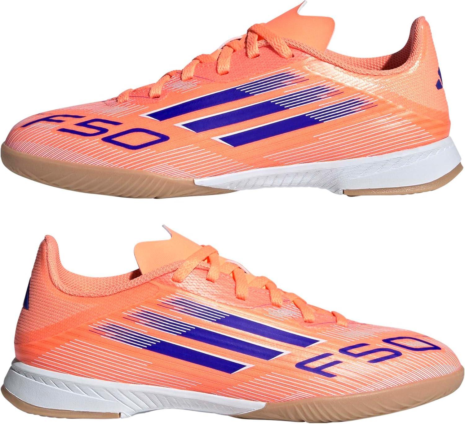 image:imageAdidas UnisexChild F50 League IndoorBeam OrangeLucid BlueWhite