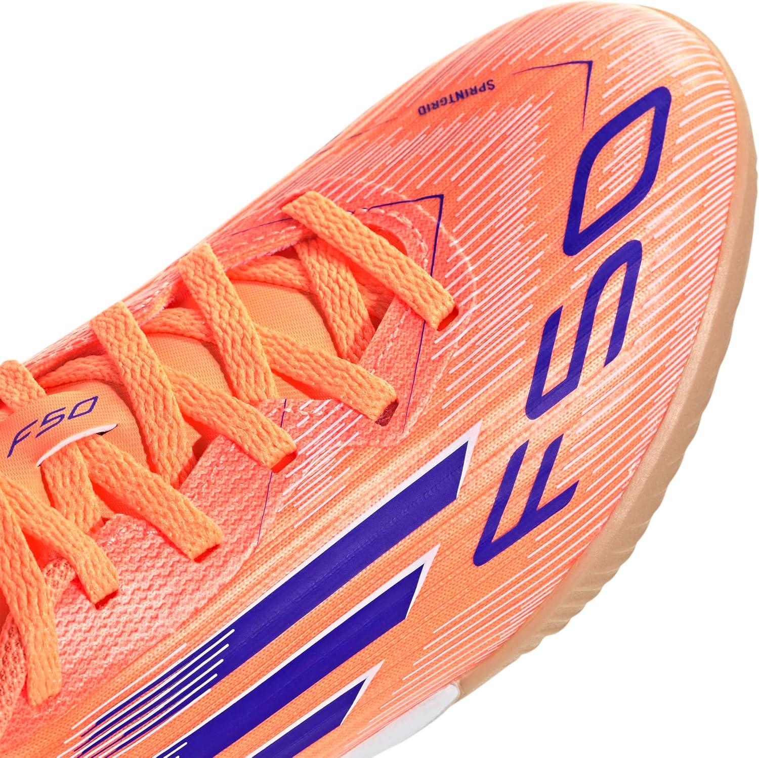 image:imageAdidas UnisexChild F50 League IndoorBeam OrangeLucid BlueWhite