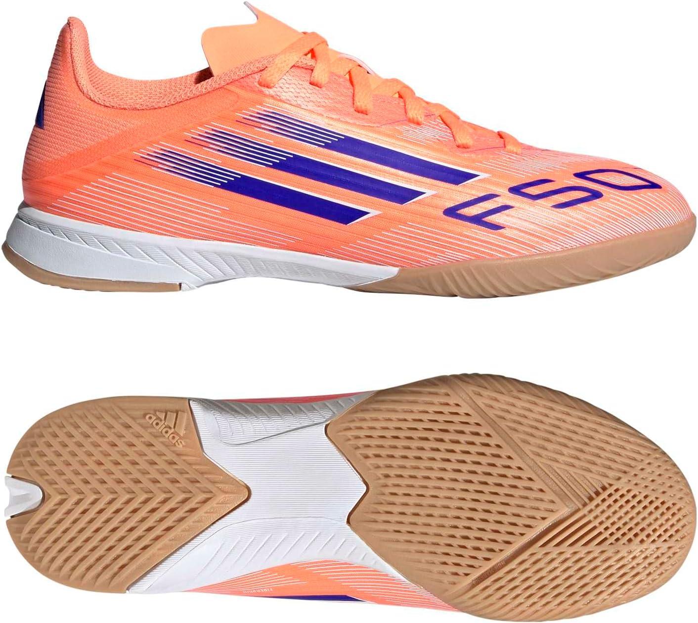 image:imageAdidas UnisexChild F50 League IndoorBeam OrangeLucid BlueWhite