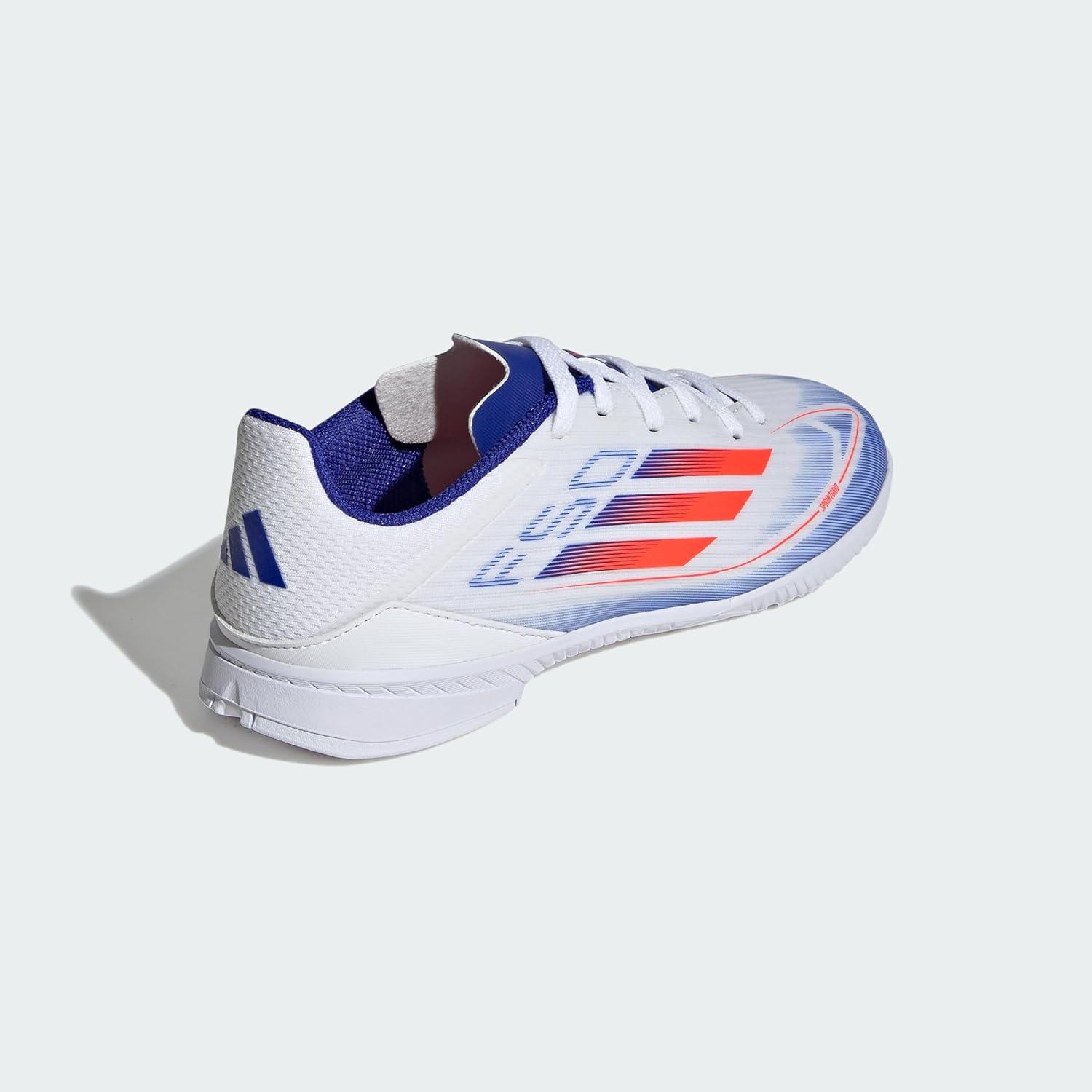 image:imageAdidas UnisexChild F50 League IndoorFootwear WhiteSolar RedLucid Blue If1368