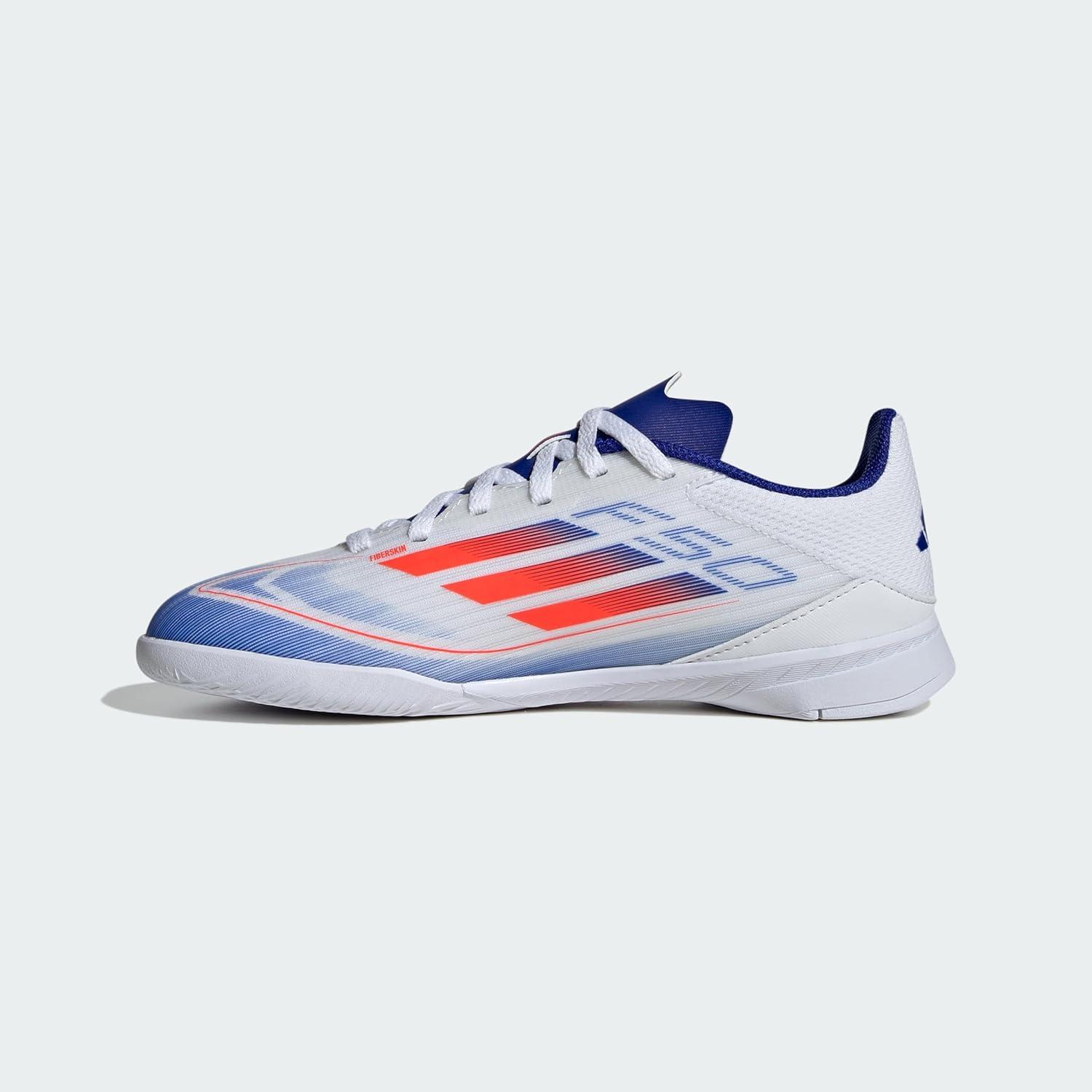 image:imageAdidas UnisexChild F50 League IndoorFootwear WhiteSolar RedLucid Blue If1368