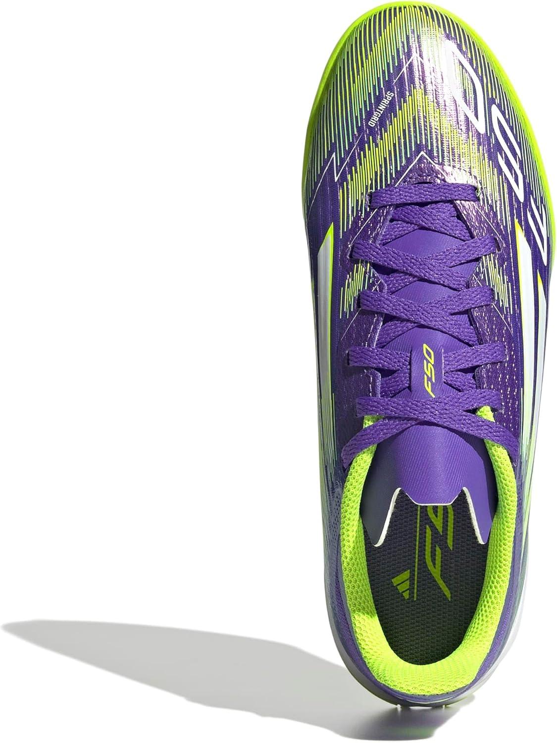 image:imageAdidas UnisexChild F50 League IndoorPurple RushWhiteLucid Lemon