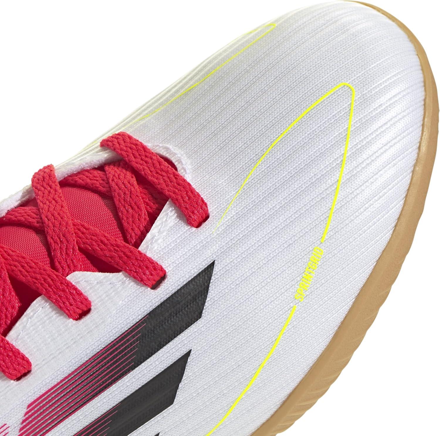 image:imageAdidas UnisexChild F50 League IndoorWhiteBlackSolar Yellow