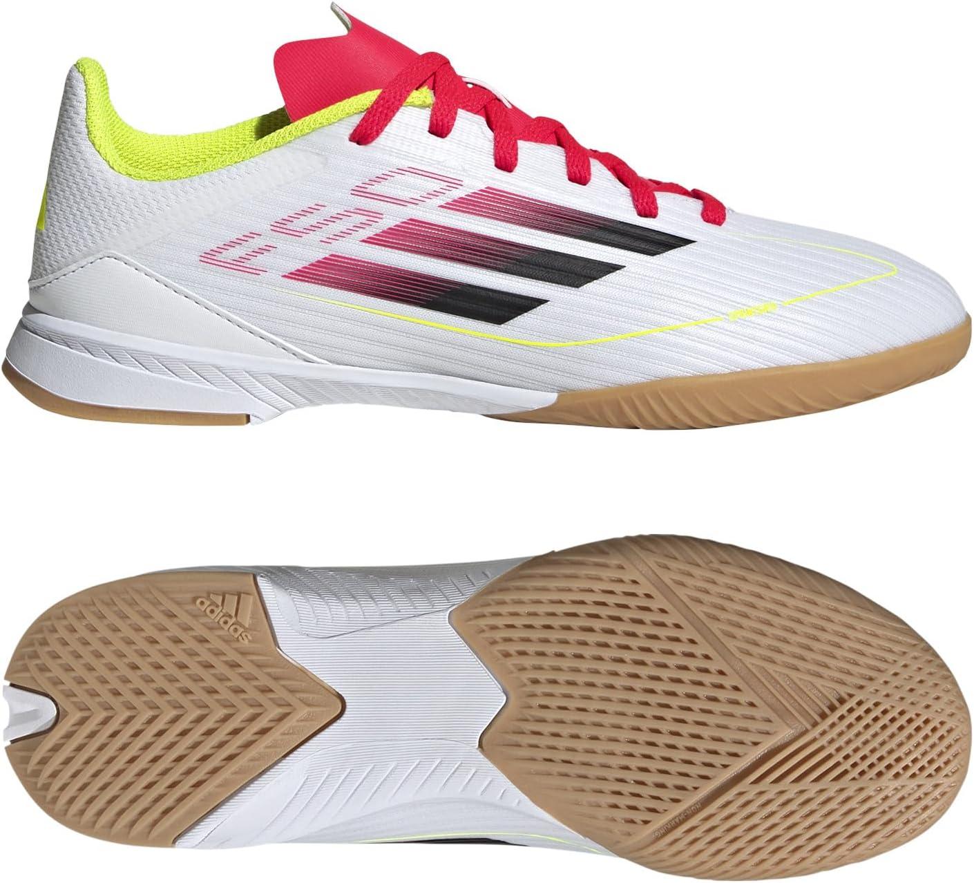 image:imageAdidas UnisexChild F50 League IndoorWhiteBlackSolar Yellow