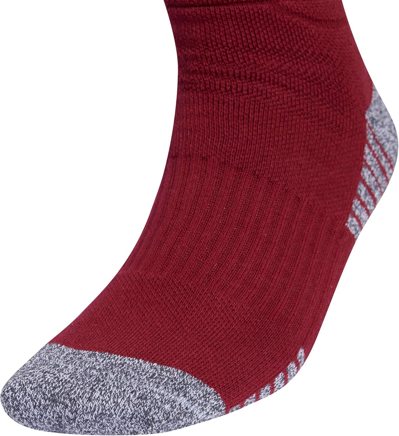 image:imageadidas Unisex 5Star Sports Crew Socks 1 Pair Multisport Grip or Regular2Team Collegiate BurgundyWhite