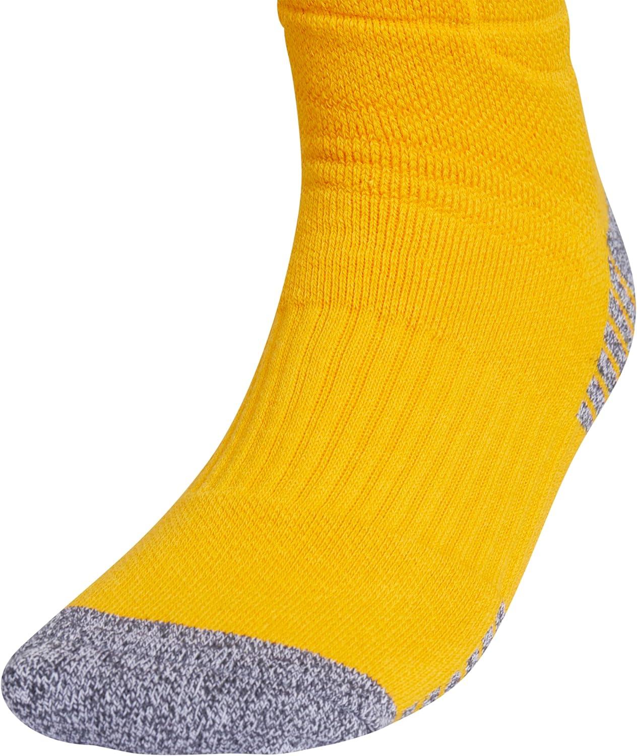 image:imageadidas Unisex 5Star Sports Crew Socks 1 Pair Multisport Grip or Regular2Team Collegiate GoldWhite