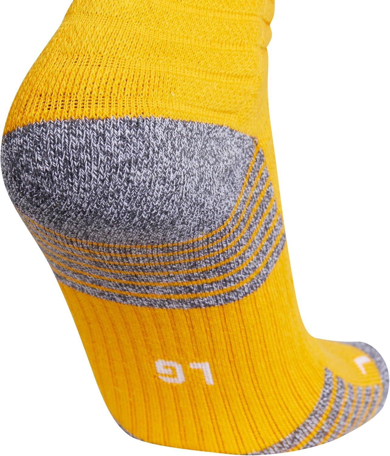 image:imageadidas Unisex 5Star Sports Crew Socks 1 Pair Multisport Grip or Regular2Team Collegiate GoldWhite