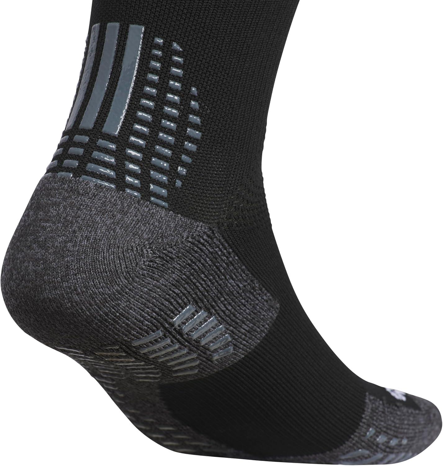 image:imageadidas Unisex 5Star Sports Crew Socks 1 Pair Multisport Grip or RegularBlackOnix GreyWhite