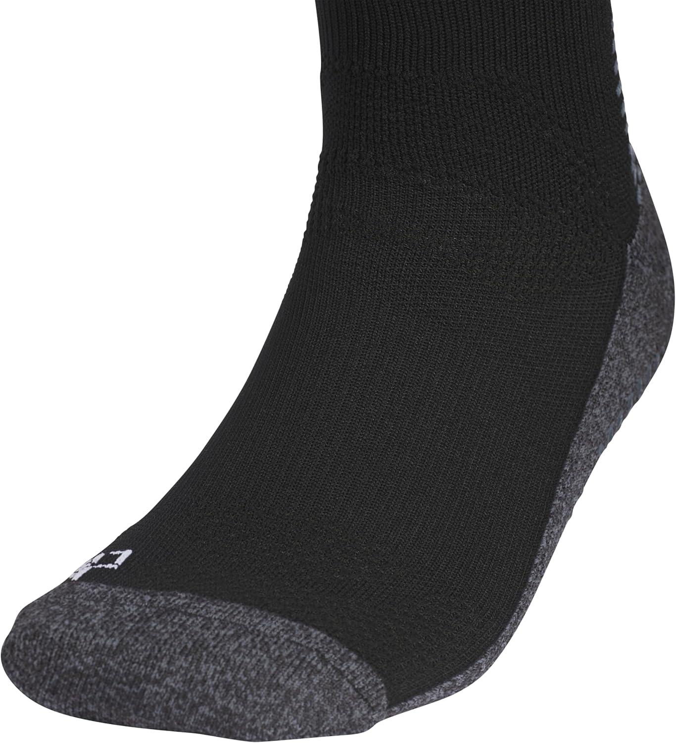 image:imageadidas Unisex 5Star Sports Crew Socks 1 Pair Multisport Grip or RegularBlackOnix GreyWhite
