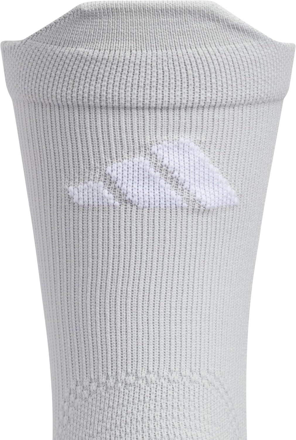 image:imageadidas Unisex 5Star Sports Crew Socks 1 Pair Multisport Grip or RegularTeam Light GreyOnix GreyWhite