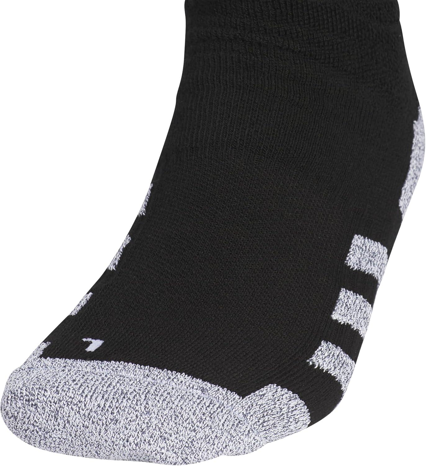 image:imageadidas Unisex 5Star Sports Crew Socks 1 Pair Multisport Grip or RegularTraxionBlackWhite