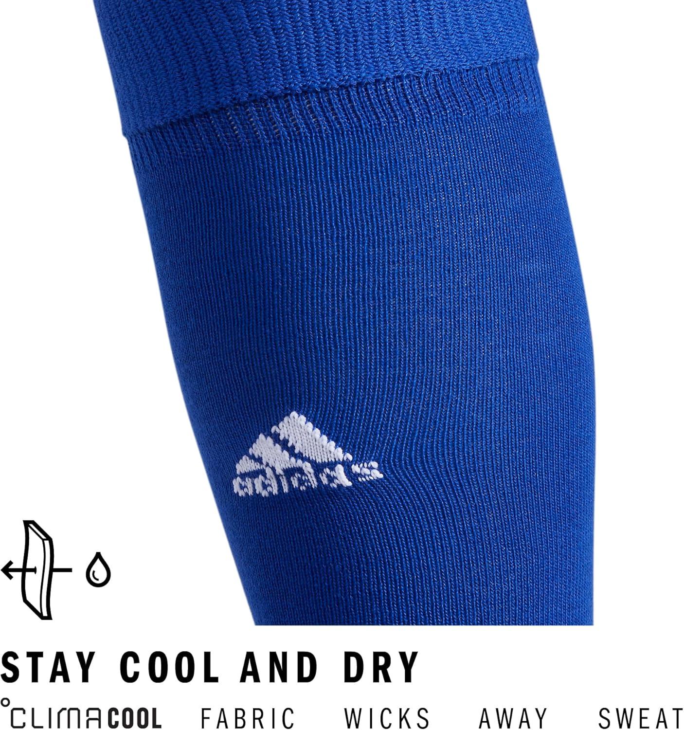 image:imageadidas Unisex Rivalry Soccer Socks 2 Pairs OvertheCalf1Team Royal BlueWhite