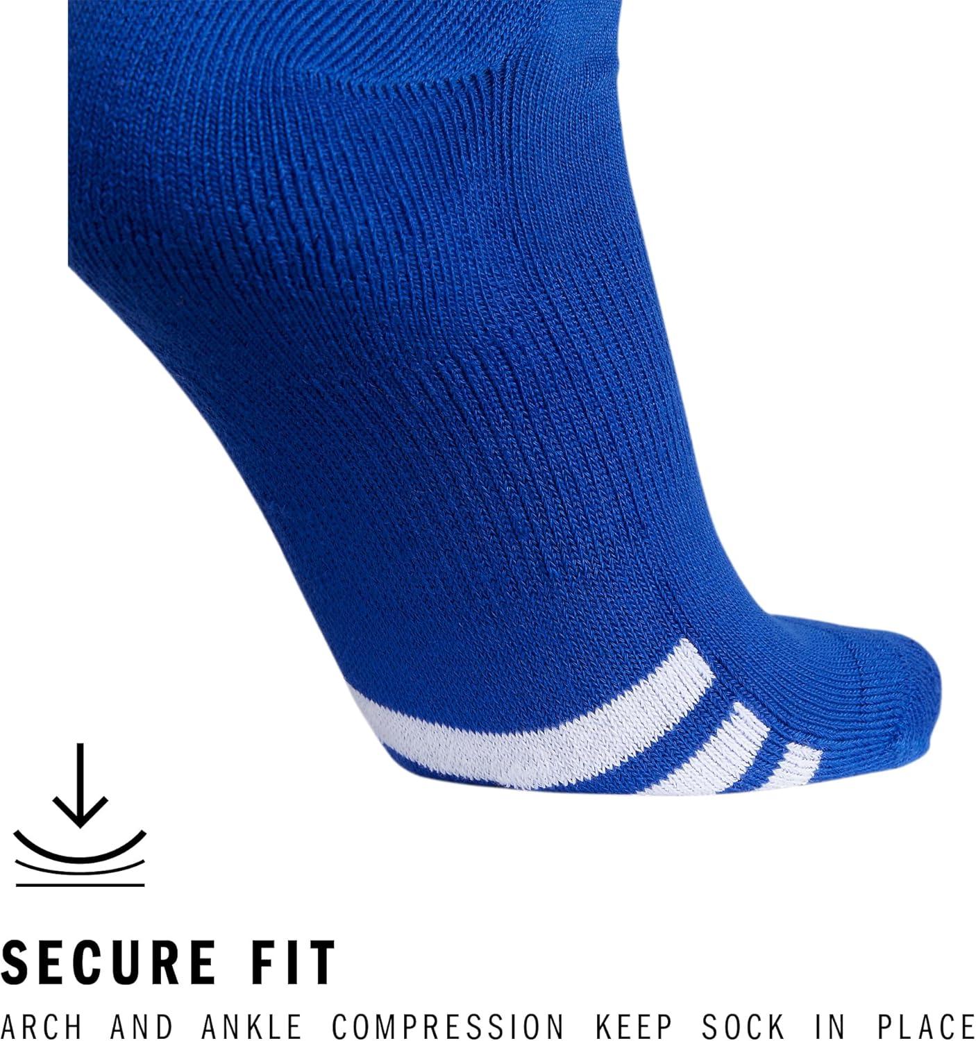 image:imageadidas Unisex Rivalry Soccer Socks 2 Pairs OvertheCalf1Team Royal BlueWhite