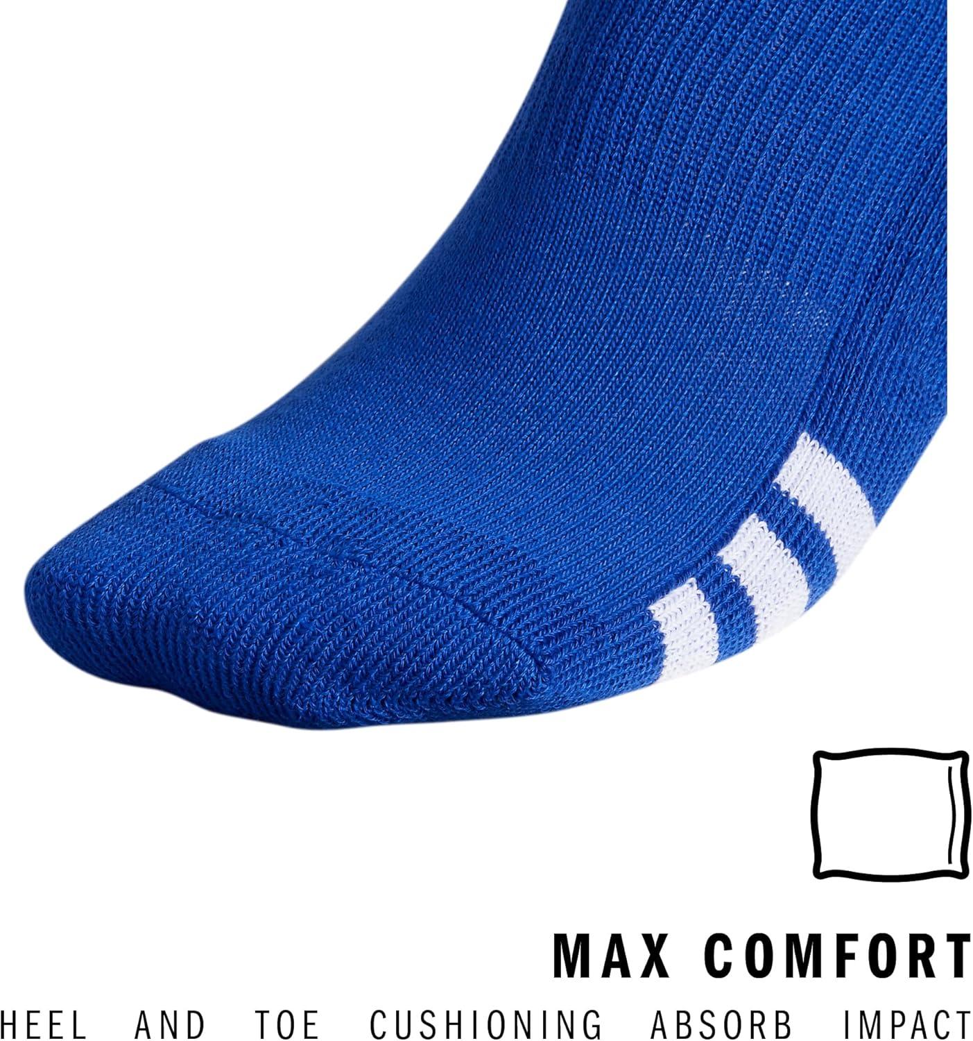 image:imageadidas Unisex Rivalry Soccer Socks 2 Pairs OvertheCalf1Team Royal BlueWhite