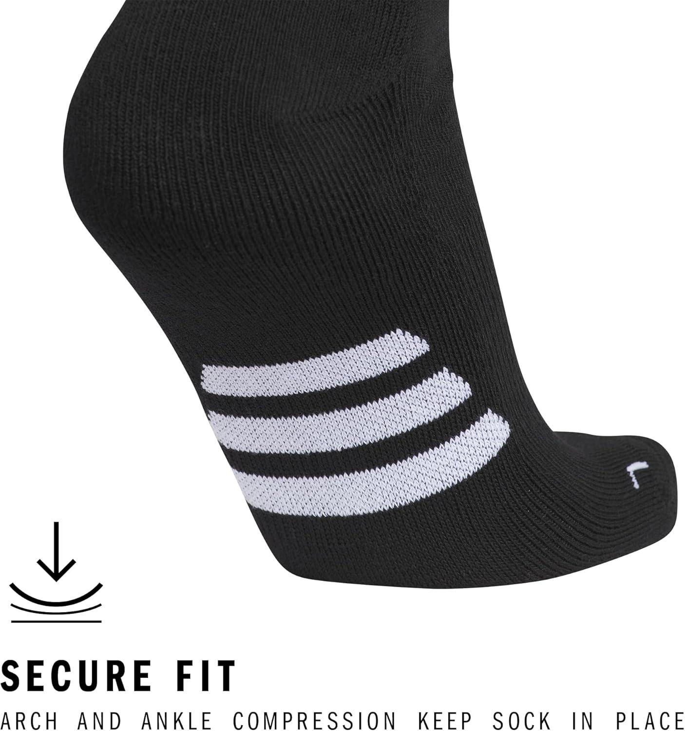 image:imageadidas Unisex Rivalry Soccer Socks 2 Pairs OvertheCalf2BlackWhite