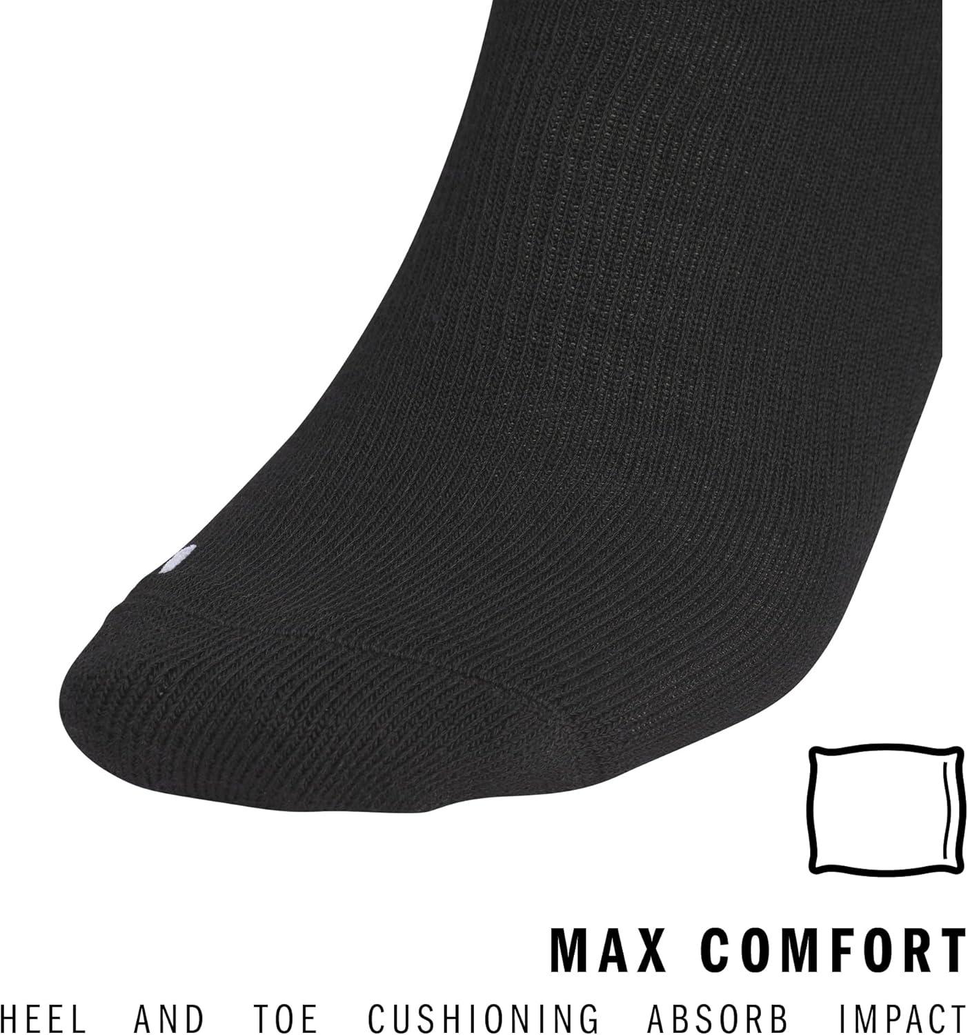 image:imageadidas Unisex Rivalry Soccer Socks 2 Pairs OvertheCalf2BlackWhite