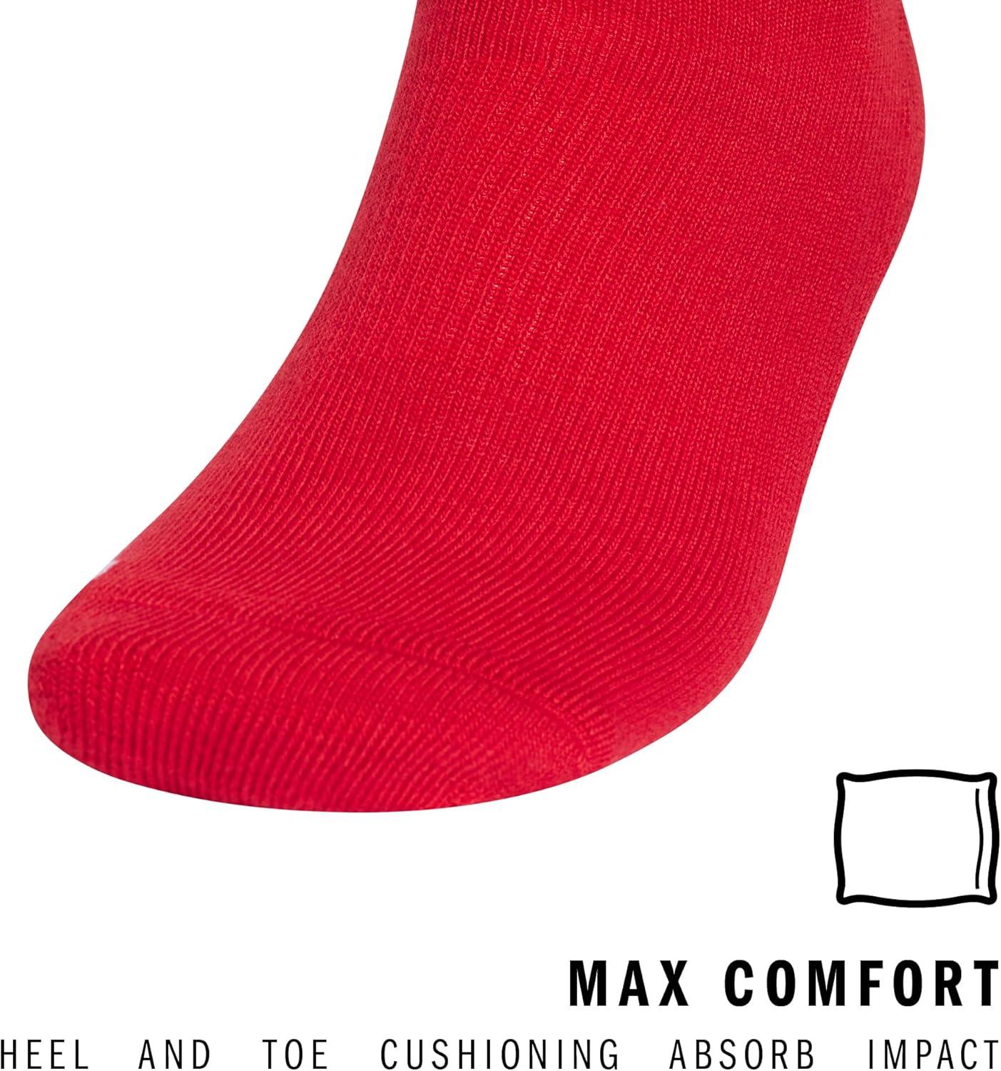 image:imageadidas Unisex Rivalry Soccer Socks 2 Pairs OvertheCalf2Team Power RedWhite