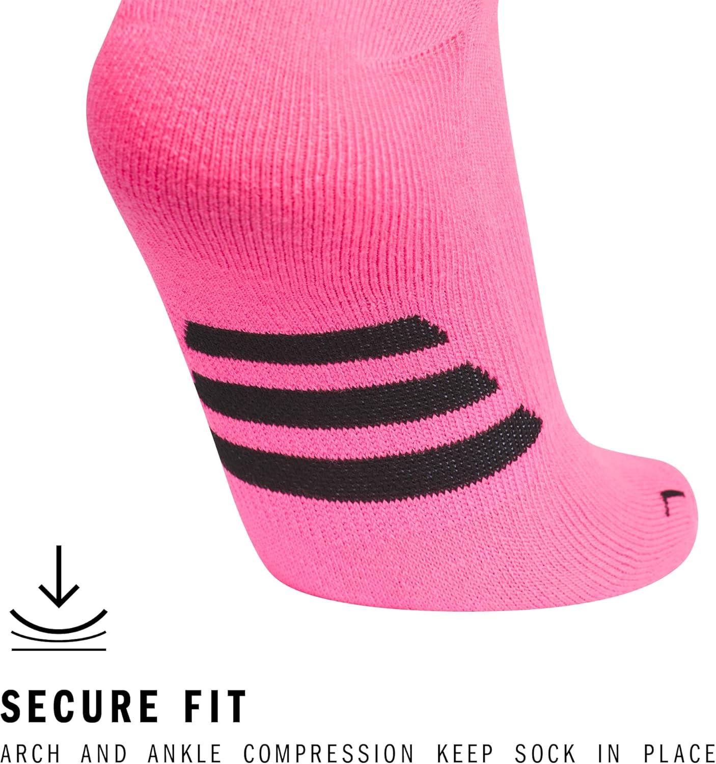 image:imageadidas Unisex Rivalry Soccer Socks 2 Pairs OvertheCalf2Ultra PopBlack
