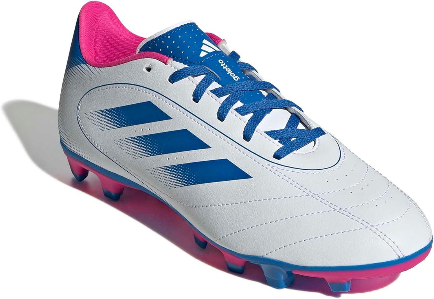 image:imageadidas Womens Goletto Ix Firm GroundMulti GroundWhiteBright RoyalTeam Shock Pink