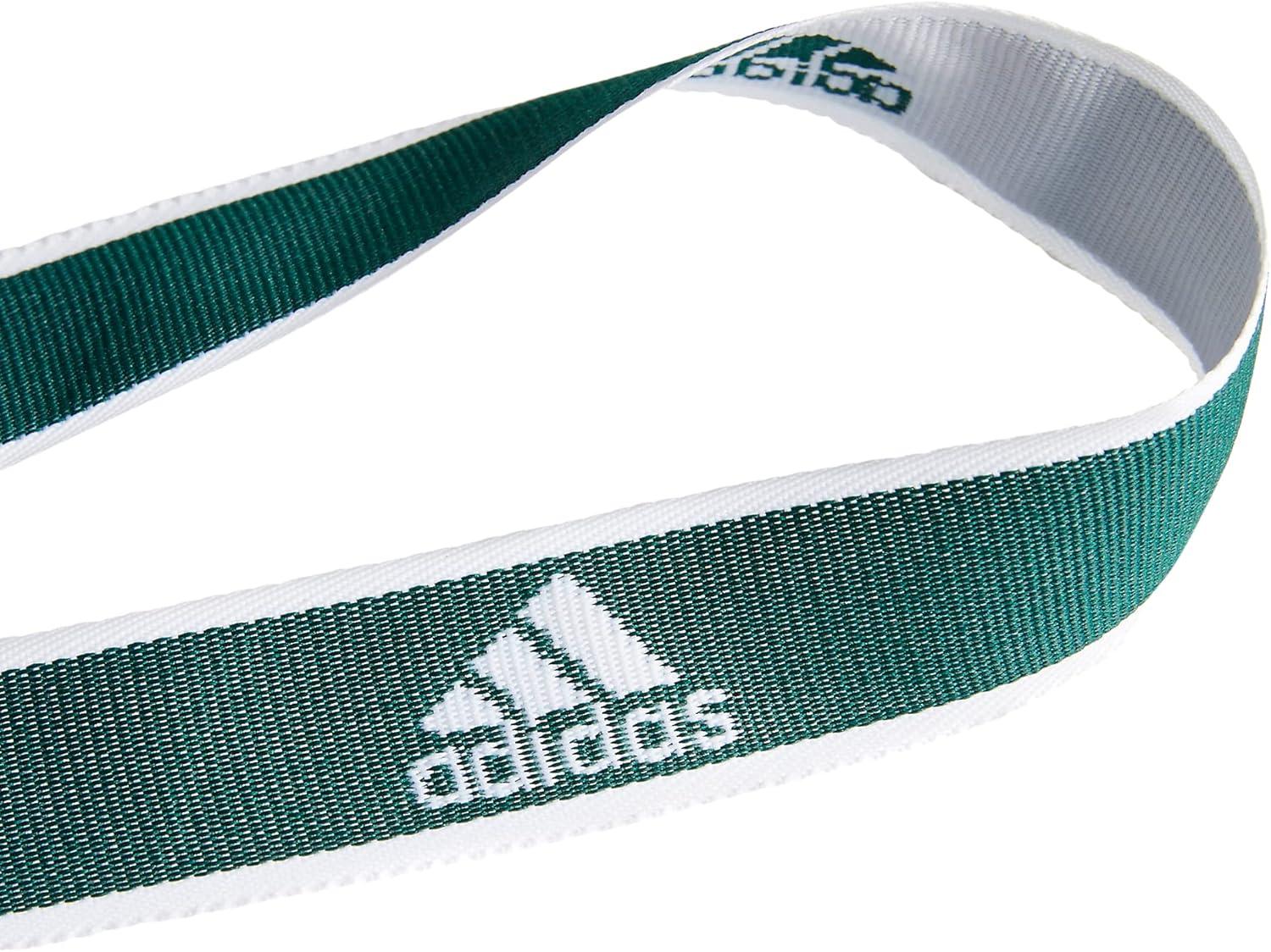 image:imageadidas unisexadult Lanyard for Keys Id Badge Holder Keychain With Breakaway Buckle1Team Dark GreenWhite