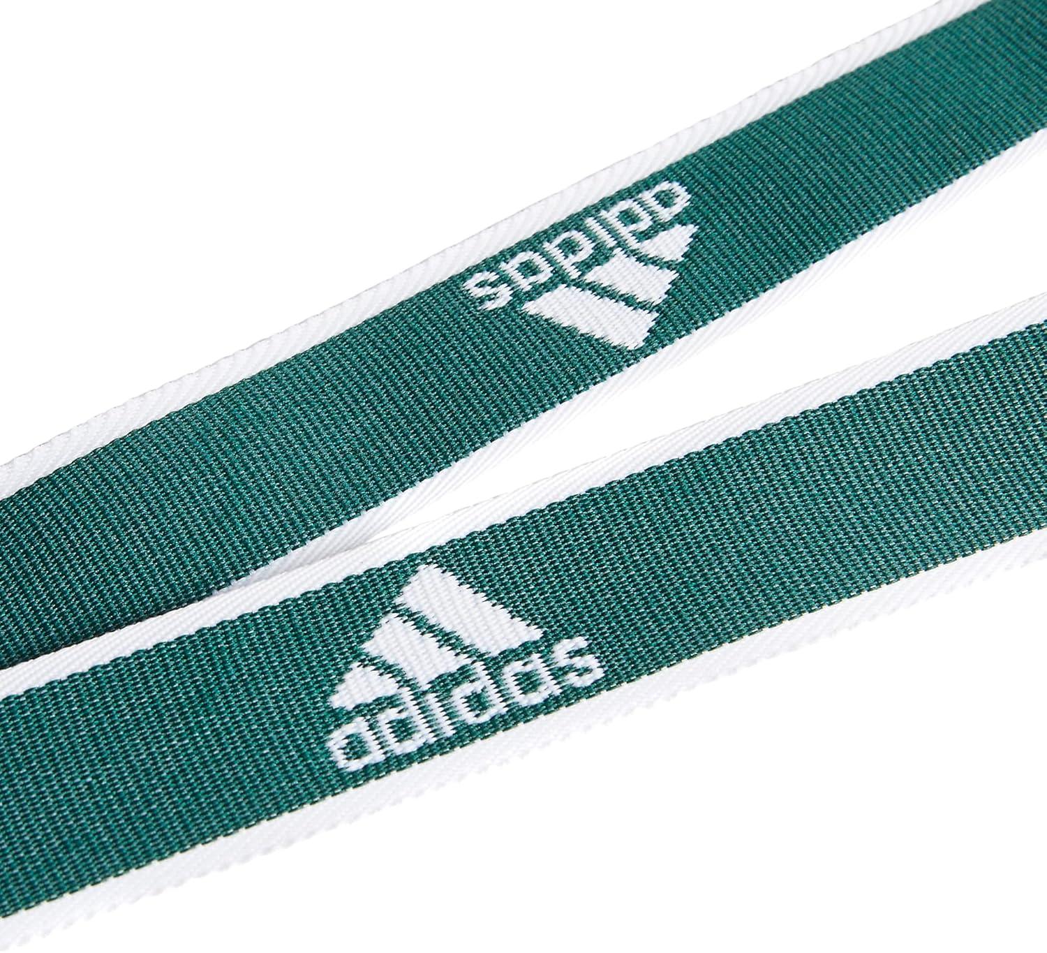 image:imageadidas unisexadult Lanyard for Keys Id Badge Holder Keychain With Breakaway Buckle1Team Dark GreenWhite