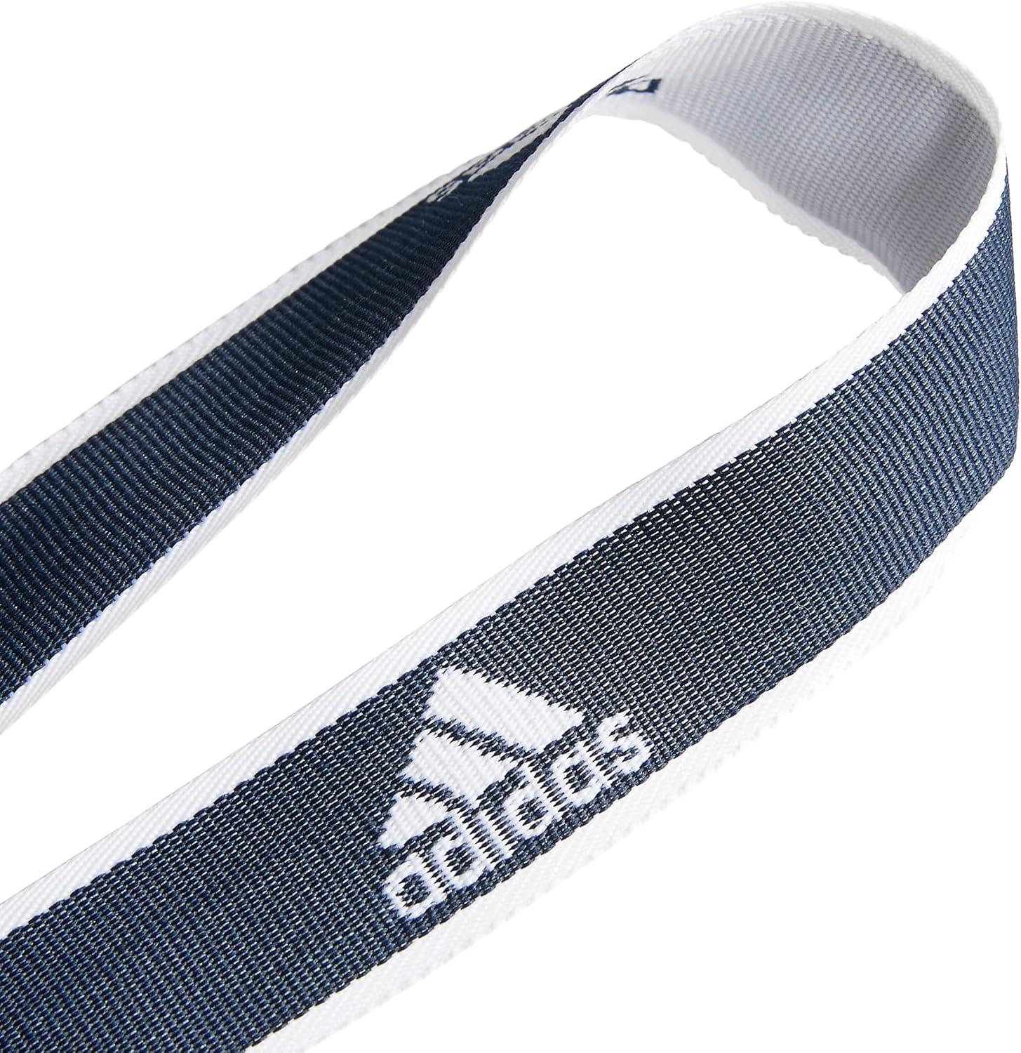 image:imageadidas unisexadult Lanyard for Keys Id Badge Holder Keychain With Breakaway Buckle1Team Navy BlueWhite