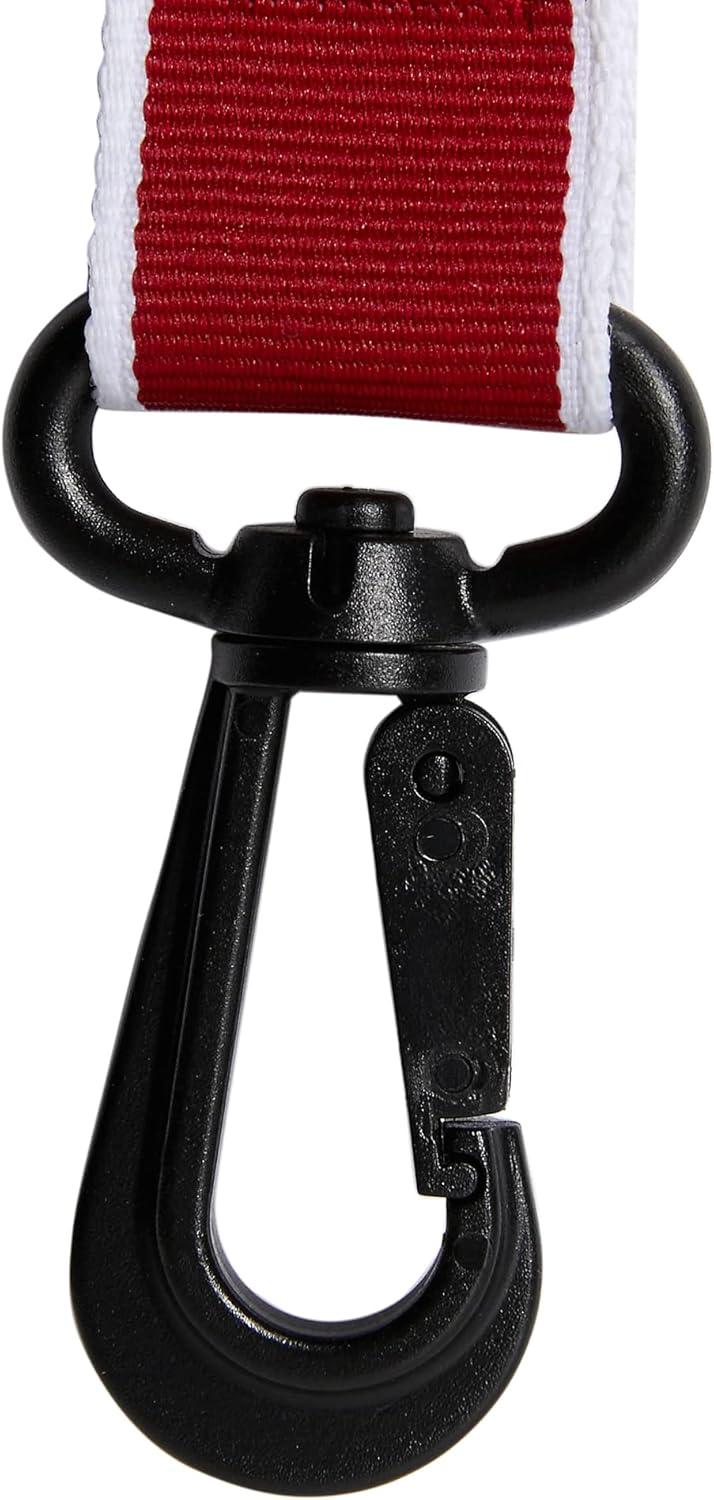 image:imageadidas unisexadult Lanyard for Keys Id Badge Holder Keychain With Breakaway Buckle1Team Power RedWhite