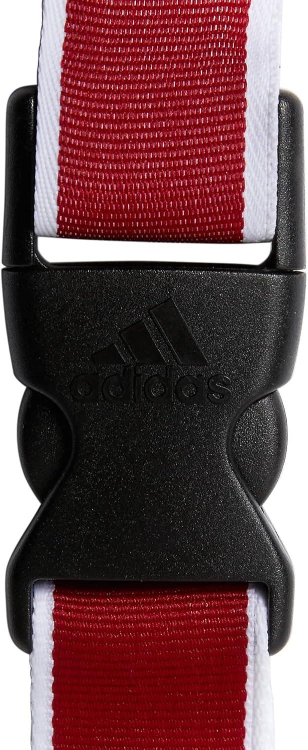 image:imageadidas unisexadult Lanyard for Keys Id Badge Holder Keychain With Breakaway Buckle1Team Power RedWhite
