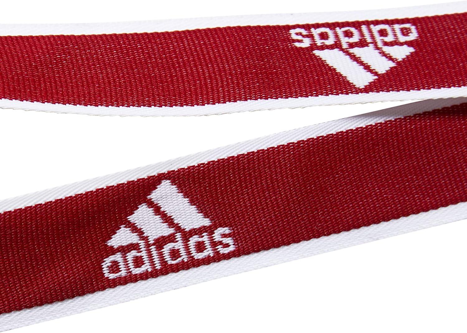 image:imageadidas unisexadult Lanyard for Keys Id Badge Holder Keychain With Breakaway Buckle1Team Power RedWhite