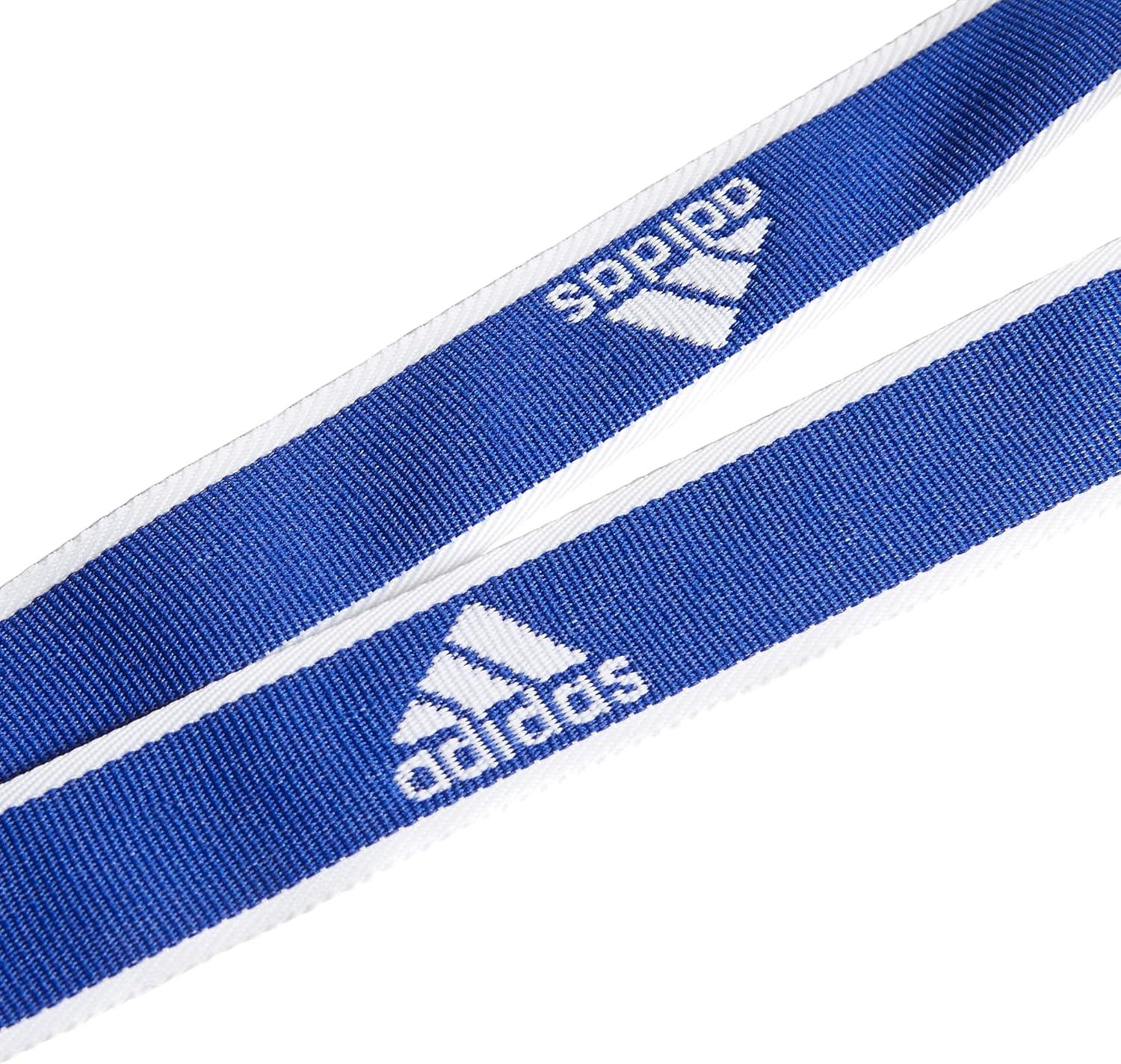 image:imageadidas unisexadult Lanyard for Keys Id Badge Holder Keychain With Breakaway Buckle1Team Royal BlueWhite