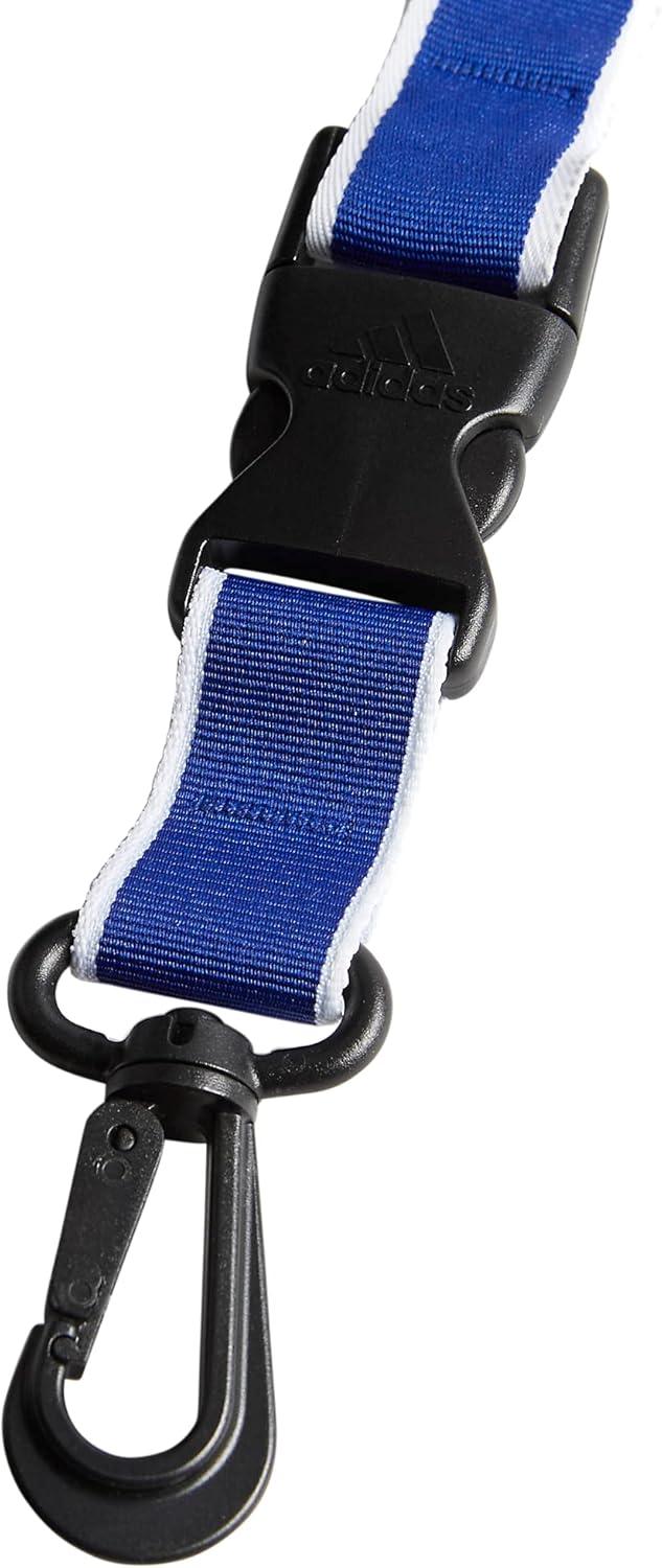 image:imageadidas unisexadult Lanyard for Keys Id Badge Holder Keychain With Breakaway Buckle1Team Royal BlueWhite